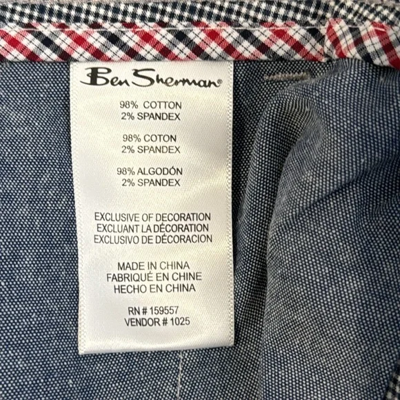 Ben Sherman Mini Checked Shorts. Men’s 30 - Picture 6 of 9